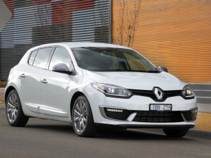 обоя автомобили, renault, au-spec, светлый, 2014г, line, mеgane, gt