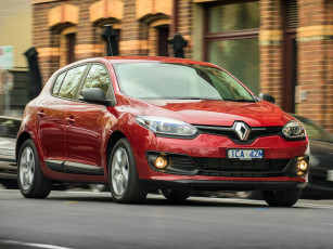 обоя автомобили, renault, mеgane, красный, 2014г, au-spec