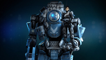 Картинка видео+игры titanfall онлайн экшен шутер игра роботы девушка