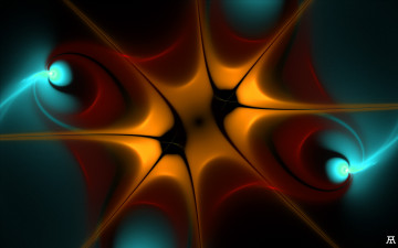 Картинка 3д+графика фракталы+ fractal фон цвета узор