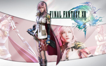 обоя видео игры, final fantasy xiii, взгляд
