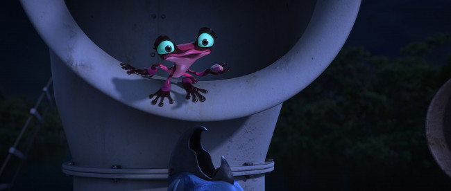 Обои картинки фото мультфильмы, rio 2, лягушка