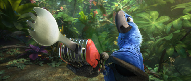 Обои картинки фото мультфильмы, rio 2, попугай