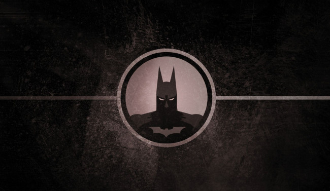 Обои картинки фото рисованные, минимализм, батман