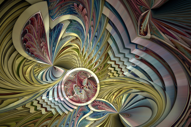 Обои картинки фото 3д графика, фракталы , fractal, фон, узор, цвета