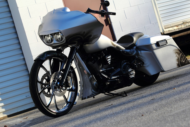 Обои картинки фото мотоциклы, customs, bagger