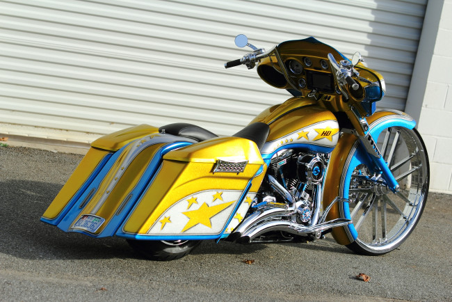 Обои картинки фото мотоциклы, customs, bagger