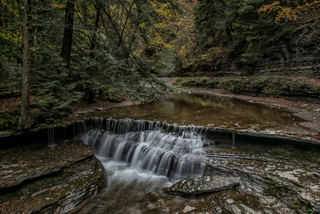 Обои картинки фото природа, водопады, река, водопад, скалы