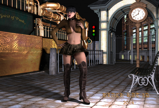 Обои картинки фото 3д графика, люди , people, взгляд, девушка