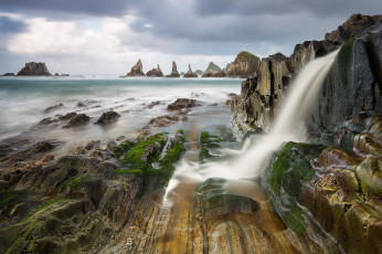 Картинка природа водопады река водопад