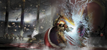 Картинка видео+игры ~~~другое~~~ custodes sanguinius сангвиний терра horus хорус terra император emperor visions of heresy схватка