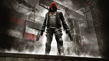 Картинка видео+игры batman +arkham+knight красный колпак рыцарь аркхема red hood
