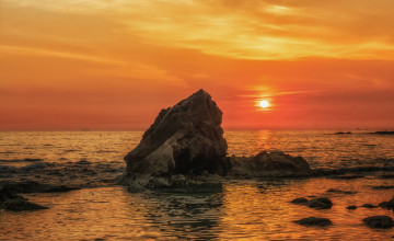 Картинка природа восходы закаты заря вечер