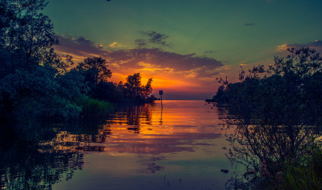 Обои картинки фото природа, восходы, закаты, сумерки