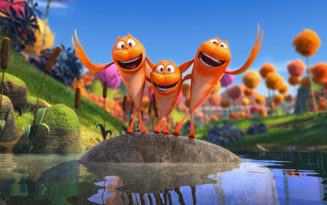 Обои картинки фото мультфильмы, dr,  seuss` the lorax, персонажи