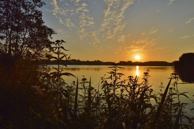 Обои картинки фото природа, восходы, закаты, сумерки, река