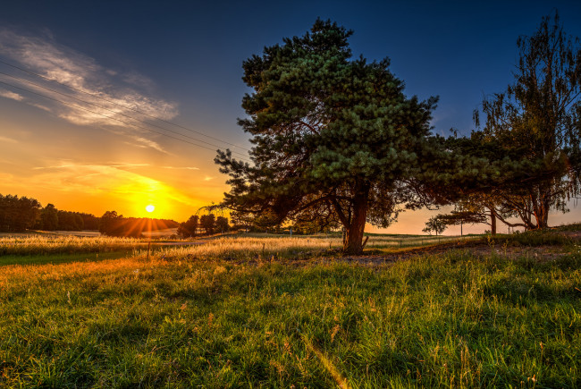 Обои картинки фото природа, восходы, закаты, рассвет