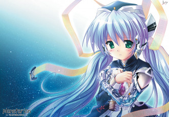 Картинка аниме planetarian фон девушка взгляд