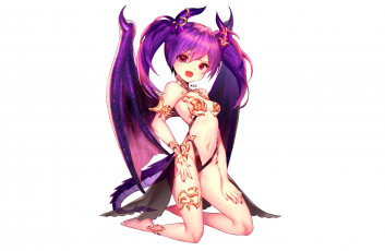 Картинка аниме ангелы +демоны демон