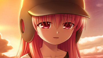 Картинка аниме angel+beats фон взгляд девушка