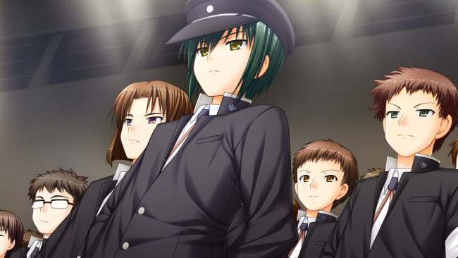 Обои картинки фото аниме, angel beats, персонажи