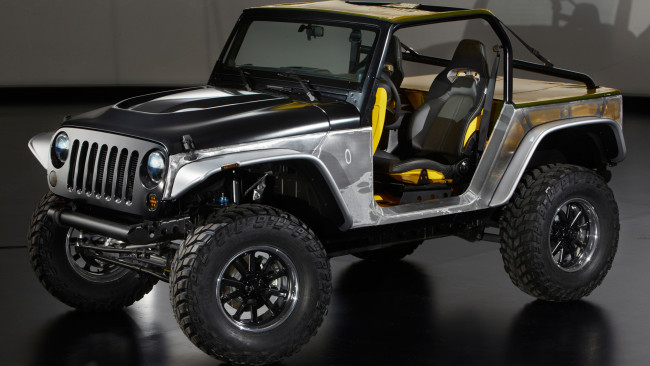 Обои картинки фото jeep wrangler stitch concept 2013, автомобили, jeep, внедорожник, джип, 2013, concept, stitch, wrangler