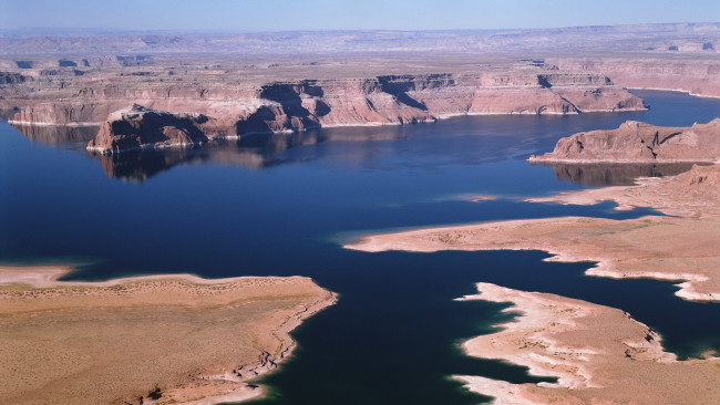 Обои картинки фото природа, реки, озера, скалы, отмели, озеро