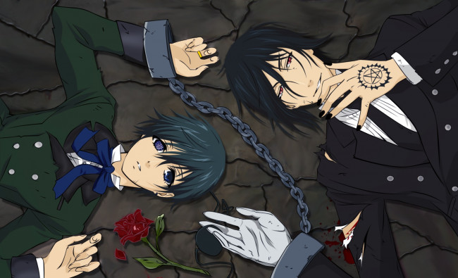 Обои картинки фото аниме, kuroshitsuji, персонаж