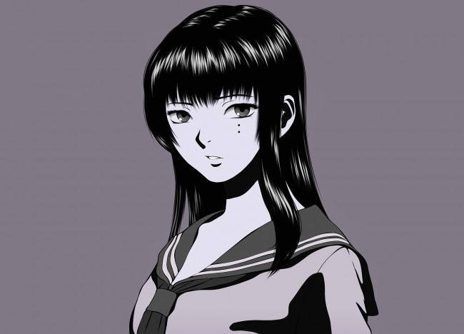 Обои картинки фото аниме, hitsuji no uta, взгляд, девушка, hitsuji, no, uta