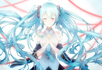 Картинка аниме vocaloid hatsune miku