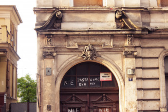 Картинка архитектура города -+здания +дома быдгощ польша улица лев здание