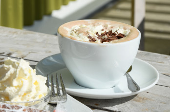 Картинка еда кофе +кофейные+зёрна рисунок пенка капучино