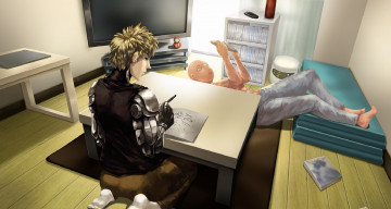 Картинка аниме one+punch+man ванпачмен ??????????????