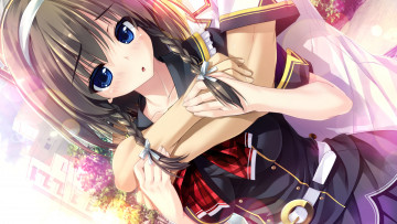 обоя аниме, haruru minamo ni, matsufusa, ema