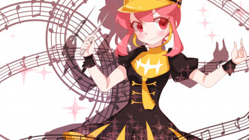 Картинка аниме kill+la+kill фон взгляд девушка