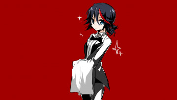 Картинка аниме kill+la+kill взгляд девушка фон