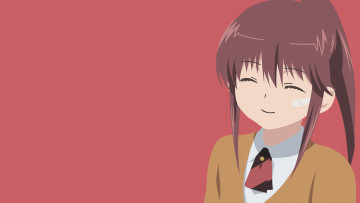 обоя kiss x sis, аниме, фон, взгляд, девушка
