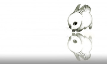 Картинка рисованное животные +зайцы +кролики детская рисунок ушки арт малыш карандаш кролик картинка зайчик