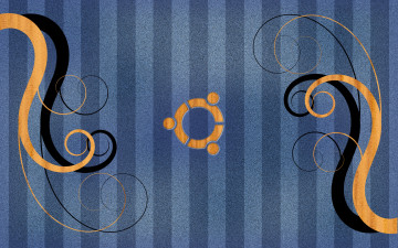 Картинка компьютеры ubuntu+linux логотип фон