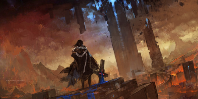 Обои картинки фото аниме, pixiv fantasia, девушка