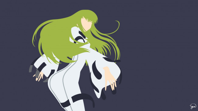 Обои картинки фото аниме, code geass, фон, взгляд, девушка