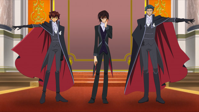 Обои картинки фото аниме, code geass, персонажи