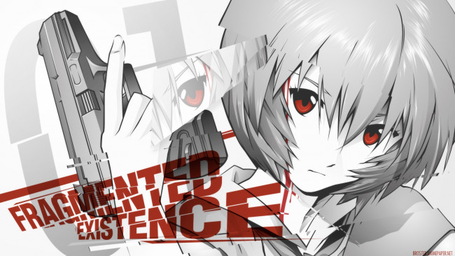 Обои картинки фото аниме, evangelion, neon, genesis