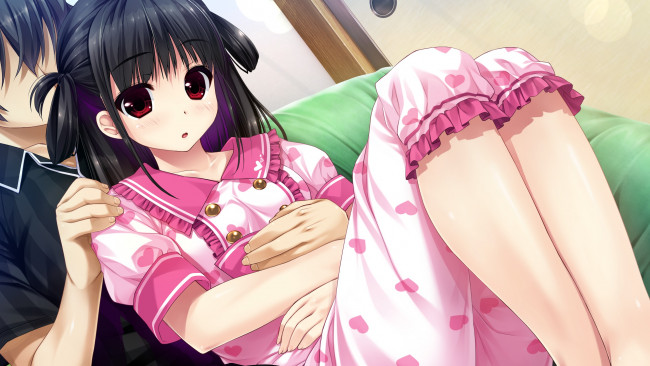 Обои картинки фото аниме, haruru minamo ni, yamagami, miori