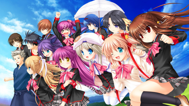 Обои картинки фото аниме, little busters, little, busters