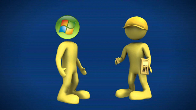 Обои картинки фото компьютеры, windows vista, windows longhorn, двое, человечки