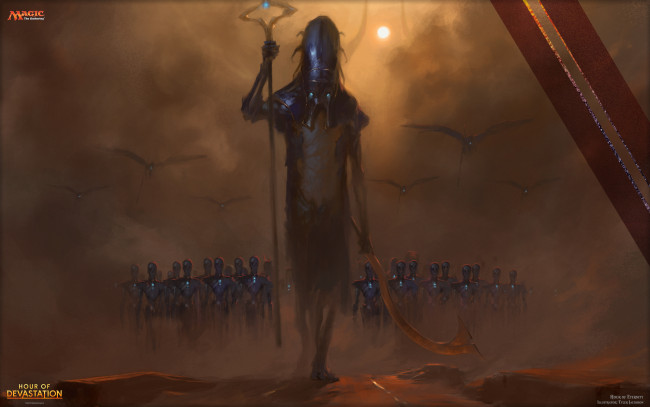 Обои картинки фото magic,  the gathering - hour of devastation, видео игры, action, hour, of, devastation, the, gathering, карточная, ролевая