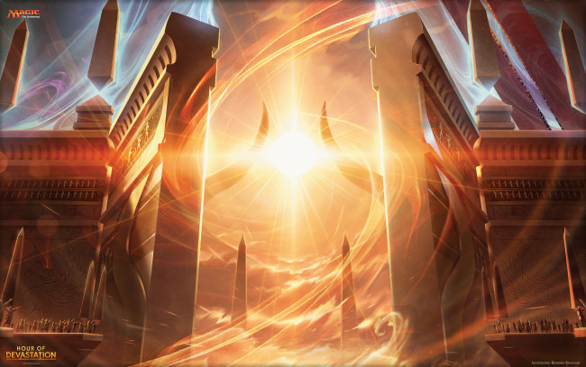 Обои картинки фото magic,  the gathering - hour of devastation, видео игры, карточная, action, hour, of, devastation, the, gathering, ролевая