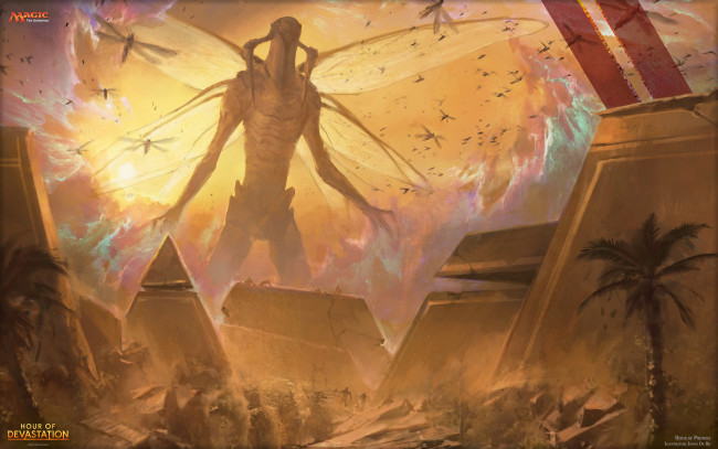 Обои картинки фото magic,  the gathering - hour of devastation, видео игры, action, ролевая, hour, of, devastation, the, gathering, карточная