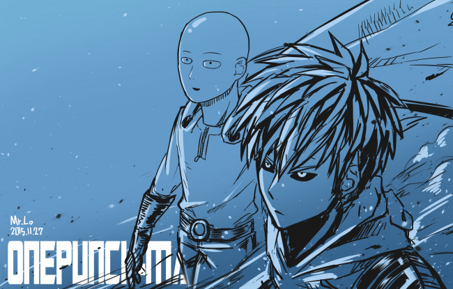 Обои картинки фото аниме, one punch man, ванпачмен